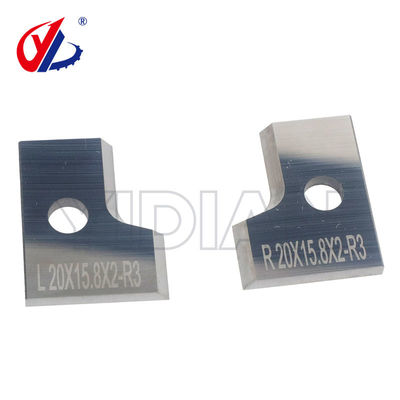 Lâmina de raspagem de carboneto de tungstênio 20X15,8X2mm para máquina de colagem de bordas CEHISA