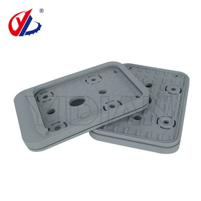 160*115*17mm Placas de sucção superiores almofadas de borracha com passo para máquina CNC de precisão