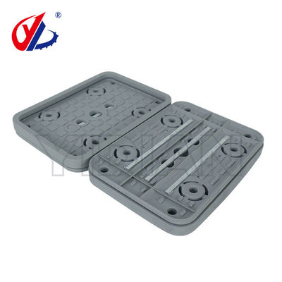 160*115*17mm placa de sucção inferior almofadas de borracha sem passo para máquina CNC
