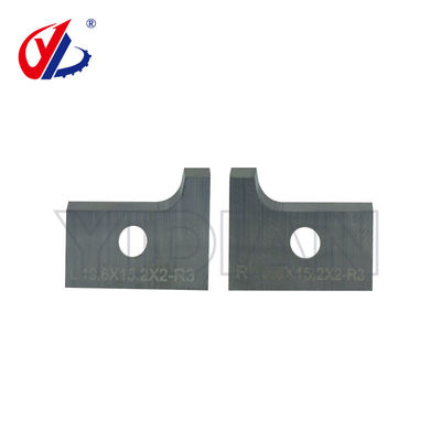 Faca de inserção de carburo sólido 19.6 X 15.2 X 2mm R3 Facas de raspagem de bordas